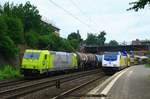 RHC 119 004 mit Kesselwagenzug am 08.07.2016 in Hamburg-Harburg