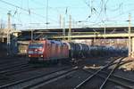 DB 185 069 mit Kesselwagenzug am 14.02.2017 in Hamburg-Harburg