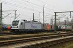 Rheincargo 187 070 abgestellt am 23.01.2017 in Hamburg-Hohe Schaar