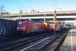 189 058 mit Containerzug am 29.11.2016 in Hamburg-Harburg