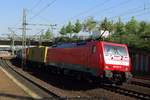 DB 189 012 mit Containerzugam 07.05.2008 in Hamburg-Harburg