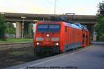 DB 189 004 mit gemischten Güterzug am 09.08.2016 in Hamburg-Harburg