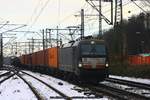  MRCE 193 607 mit gemischten Güterzug am 17.01.2017 in Hamburg-Harburg 