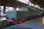 E94 056 abgestellt in Leipzig Hbf auf dem Museumsgleis am 04.03.2017