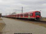 DB 474 131 + DB 474 118 als S3 nach Pinbneberg am 07.02.2017 in Neukloster (Kreis Stade)