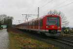 DB 474 1xx + DB 474 1xx als S3 am 02.03.2017 in Neukloster (Kreis Stade)