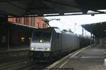 akiem 186 261 mit Kesselwagenzug am 03.02.2017 in Hamburg-Harburg