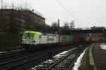 Captrain 193 895 mit Containerzug am 20.01.2016 in Hamburg-Harburg