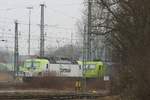 Captrain 193 894 & RHC 119 005 abgestellt am 23.01.2017 in Hamburg-Hohe Schaar