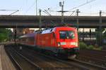 DB 182 008 mit IRE am 05.07.2016 in Hamburg-Harburg