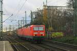 DB 143 825 + DB 143 644 Lz am 18.11.2016 in Hamburg-Harburg