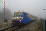 evb 628 151 als Leerzug nach Bremervörde am 25.11.2016 in Buxtehude