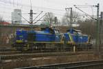 evb 277 405 + evb 212 322 abgestellt am 23.01.2017 in Hamburg-Harburg