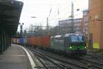 ELL / SBB Cargo 193 210 mit Containerzug am 07.12.2016 in Hamburg-Harburg