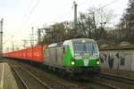 ELL / SETG 193 831  Christian Doppler  mit Containerzug am 13.12.2016 in Hamburg-Harburg