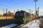 ELL / SBB Cargo 193 209 mit Containerzug am 17.01.2017 in Hamburg-Harburg