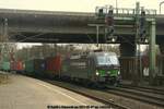 ELL / SBB Cargo 193 209 mit Containerzug am 07.03.2017 in Hamburg-Harburg