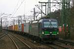 ELL / SBB Cargo 193 201 mit Containerzug am 09.03.2017 in Hamburg-Harburg