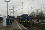 evb 277 402 mit BLG Logistics Autotransportzug  am 17.02.2017 in Buxtehude