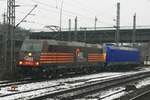 HSL 185 600 & HSL 146 519 abgestellt am 20.01.2016 in Hamburg-Harburg