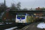 ME 246 009 mit RE5 nach Cuxaven am 19.01.2017 in Hamburg-Harburg