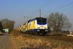 ME 246 005 mit RE5 nach Cuxhaven  am 15.02.2017 in Neukloster (Kreis Stade)