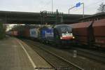 MRCE / boxXpress 182 515 mit Containerzug am 08.12.2016 in Hamburg-Harburg