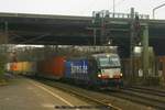 MRCE / boxXpress 193 851 mit Containerzug am 09.12.2016 in Hamburg-Harburg