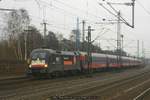 MRCE / BTE 182 536 mit HKX aus Köln Hbf am 09.12.2016 in Hamburg-Harburg