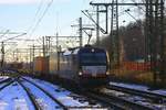 MRCE / boxXpress 193 863 mit Containerzug am 17.01.2017 in Hamburg-Harburg