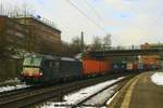 MRCE 193 604 mit Containerzug am 18.01.2017 in Hamburg-Harburg