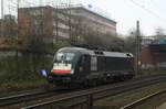 MRCE 182 566 Lz am 02.02.2017 in Hamburg-Harburg