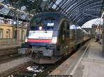 MRCE 182030 mit MRB-Ersatzzug am 04.02.2017 in Dresden Hauptbahnhof