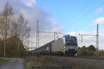 Railpool 193 804 mit ARS Altmann Autotransportzug am 29.10.2016 in Dedensen-Gümmer auf dem Weg Richtung OSten