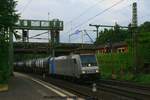 Rpool 185 674 mit Kesselwagenzug am 05.07.2016 in Hamburg-Harburg