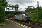 Rpool 193 804 mit Containerzug am 06.07.2016 in Hamburg-Harburg