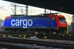 SBB Cargo 482 043 abgestellt im Hafenbahnhof Alte Süderelbe am 29.11.2016