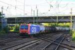 SBB Cargo 482 032 mit Kesselwagenzug am 06.09.2016 in Hamburg-Harburg