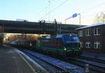 ELL / TXL 193 266 mit Containerzug am 05.12.2016 in Hamburg-Harburg