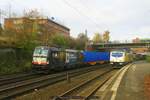 MRCE / WLC 193 606 mit COntainerzug am 18.11.2016 in Hamburg-Harburg