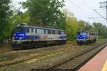 PKP InterCity EP07-1028 & PKP InterCity EP07-1012 abgestellt am 09.10.2016 in Poznan Glowny