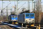 CD 371 002 + CD 371 004 warten auf ihren nähsten Einsatz am 04.02.2017 in Dresden Hauptbahnhof